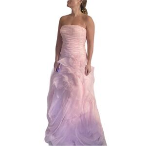 Jovani Strapless Gown Light Pink